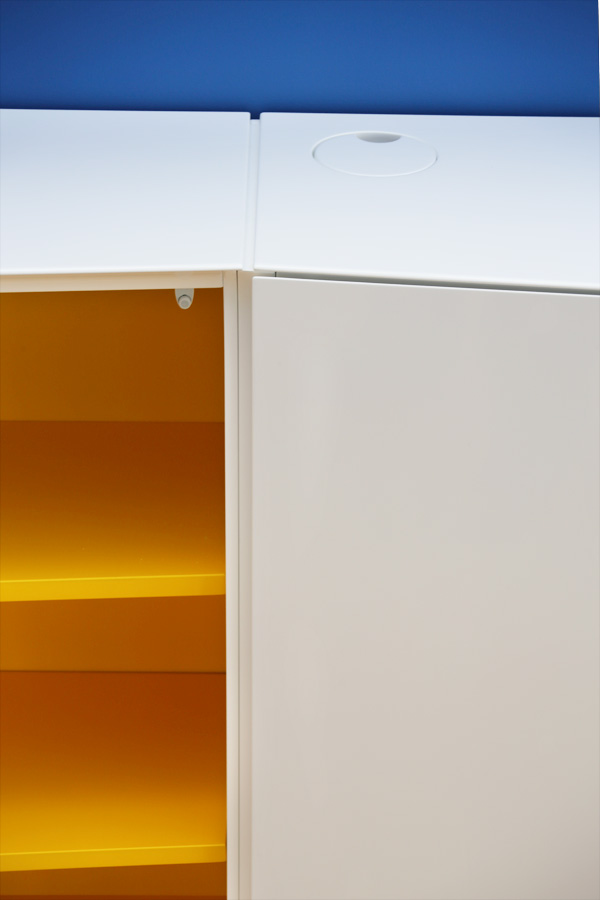 detail of custom cupboard joinery