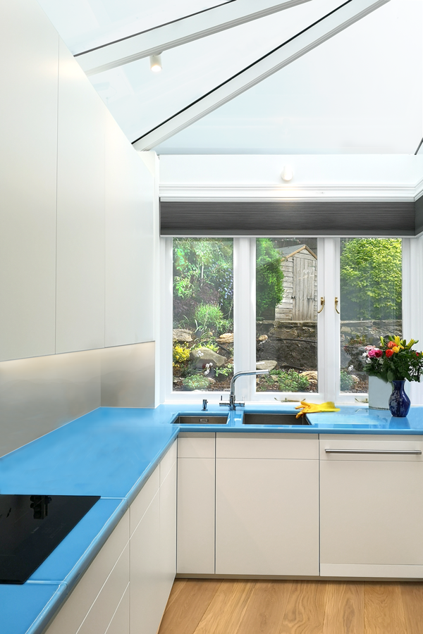 Kitchen conservatory extension at fawley road