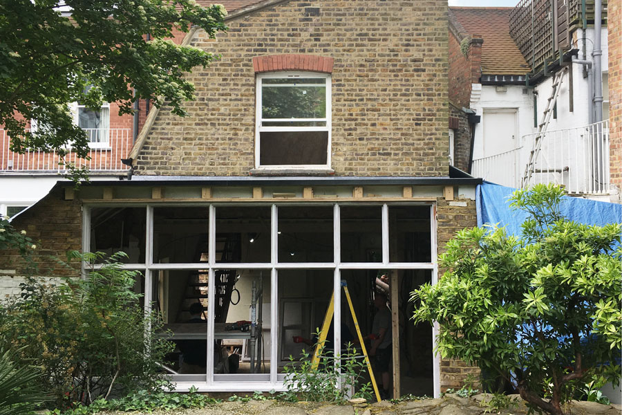 New facade after works