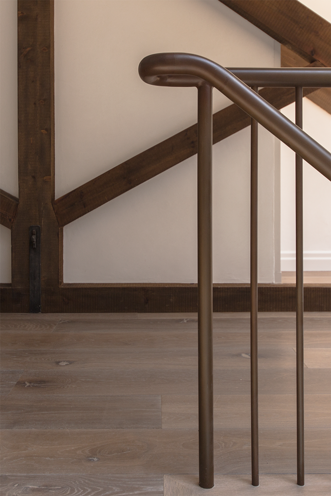 Bronze balustrade detail