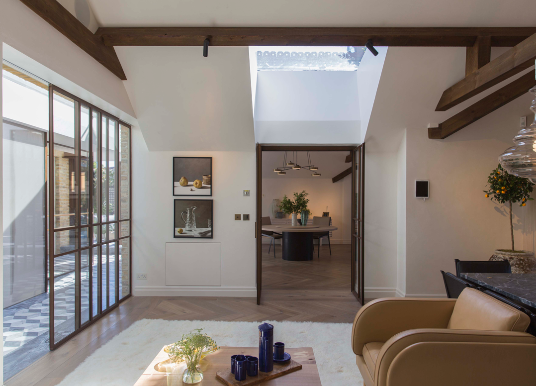 Skylights in historic building