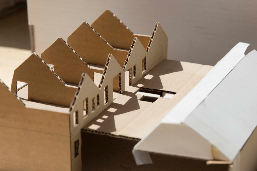 Concept model roof terrace