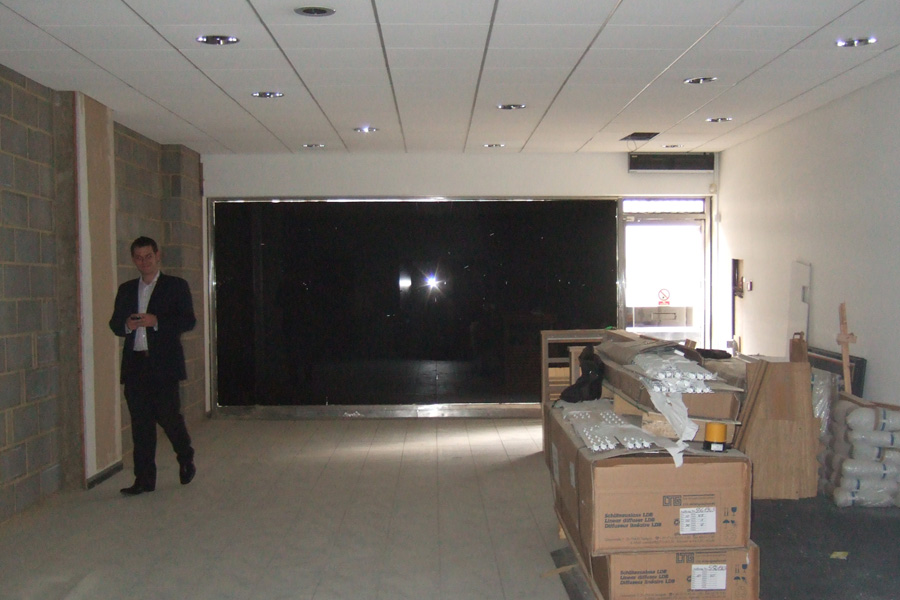The dark room prior to works