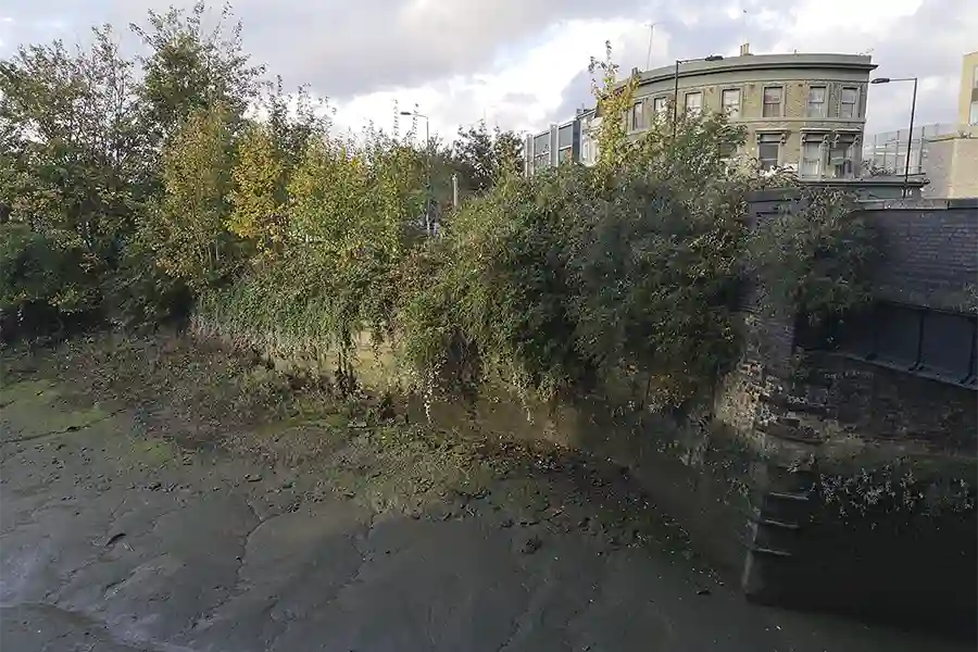 View of chelsea creek beside the bridge