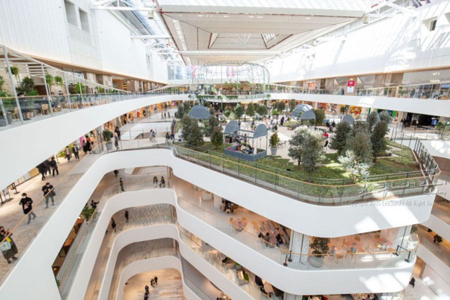 Parc1 department store and shopping centre, Seoul South Korea — Richard Rogers Partnership RSHP international commercial project