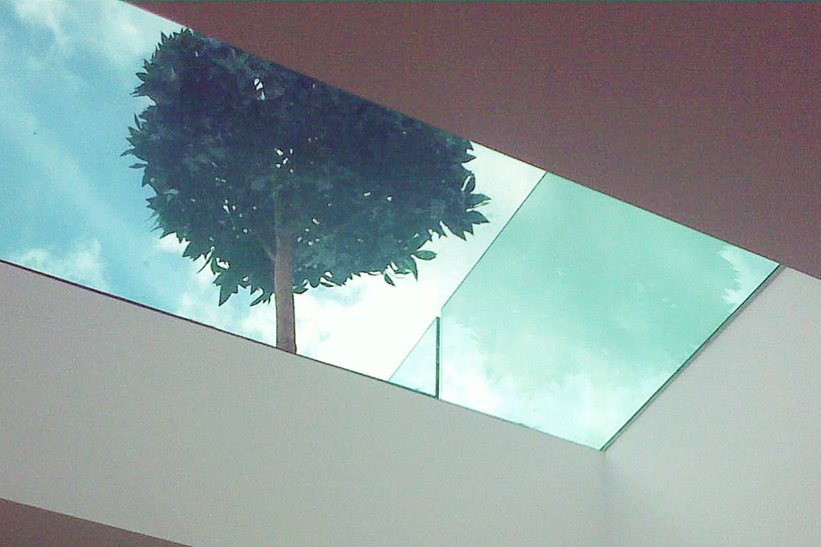 Sky reflection