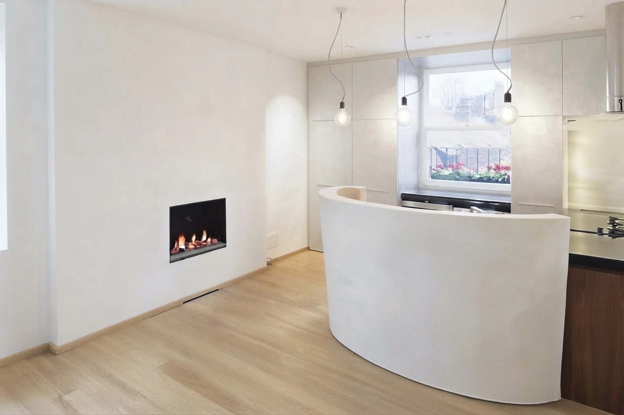 Complete refurbishment of private apartment and maisonette, Ralston Street Chelsea London 2004