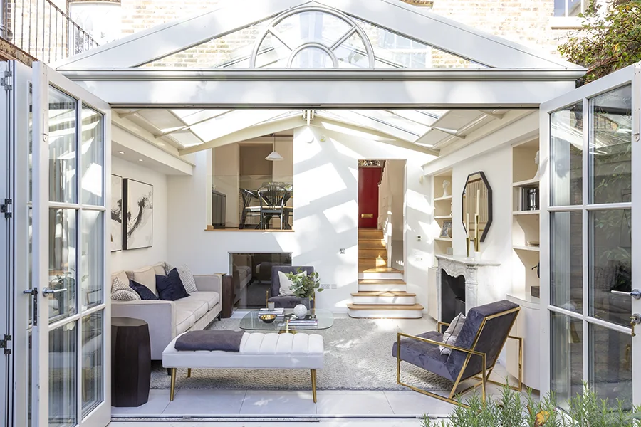 Refurbishment and extension of private terraced house, Ranelagh Grove London 2000