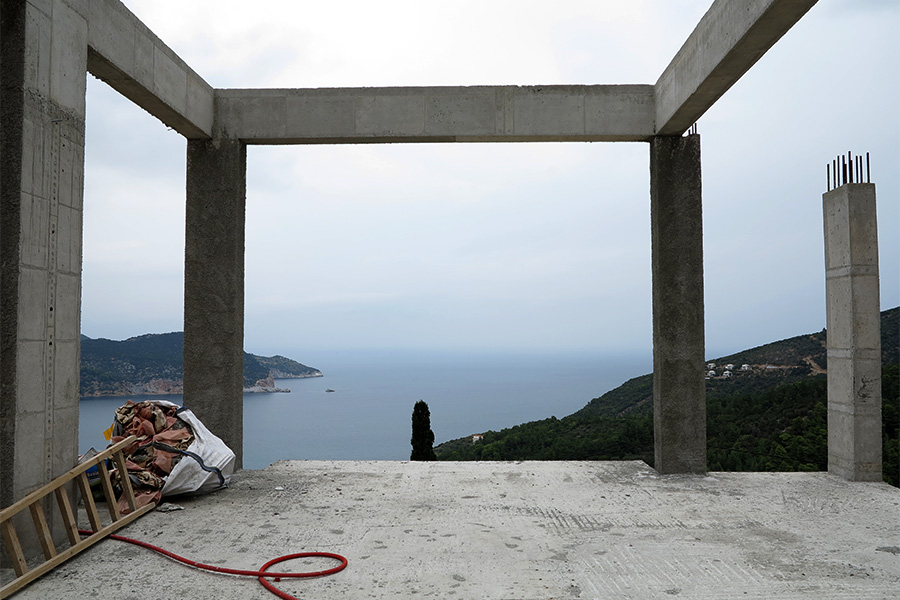 Concrete frame