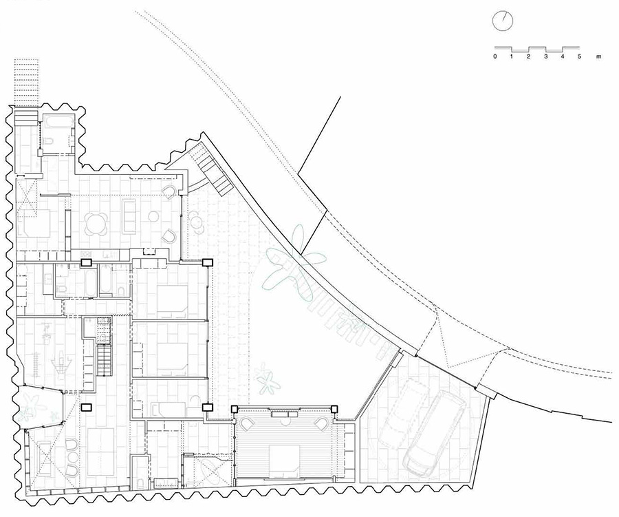Lower floor plan