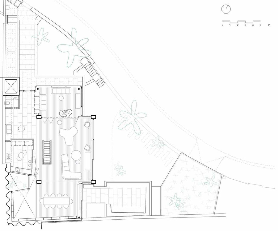 Upper floor plan
