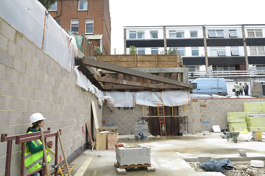 Works underway on site