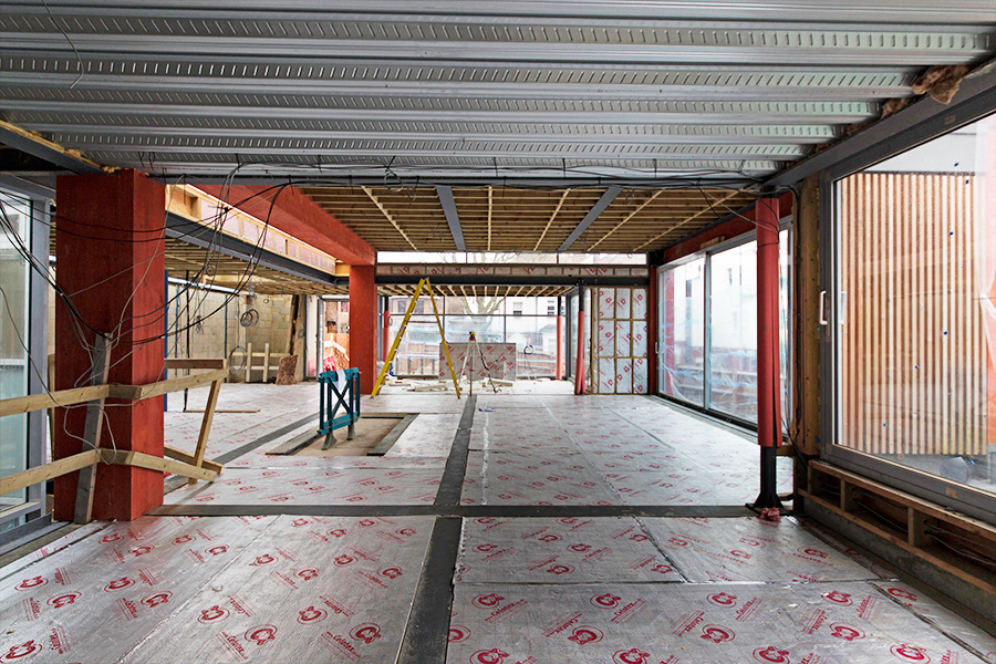 Works underway on site