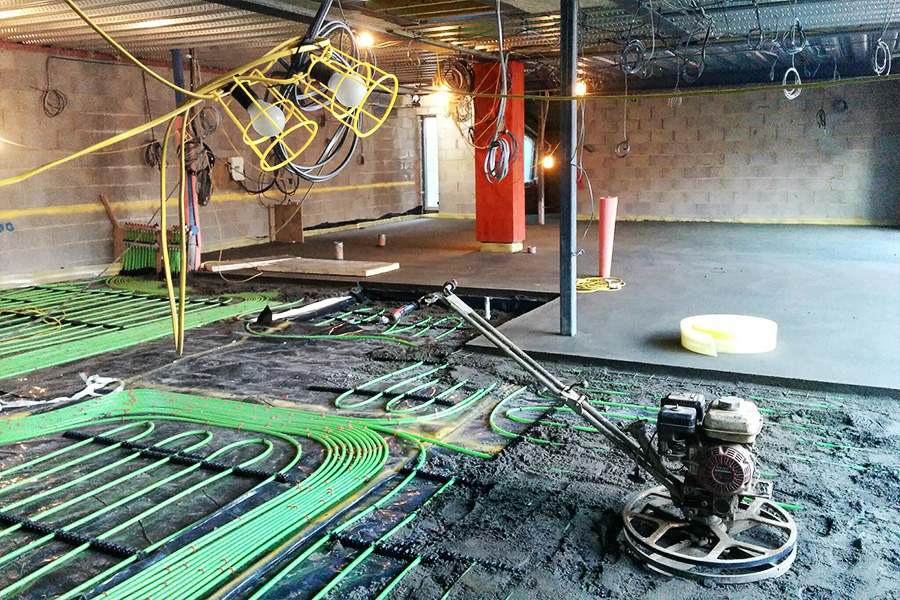 Works underway on site