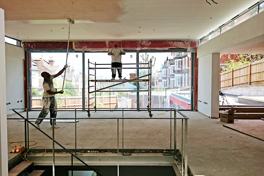 Works underway on site