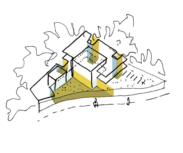 Diagram of lightwells and rooflights