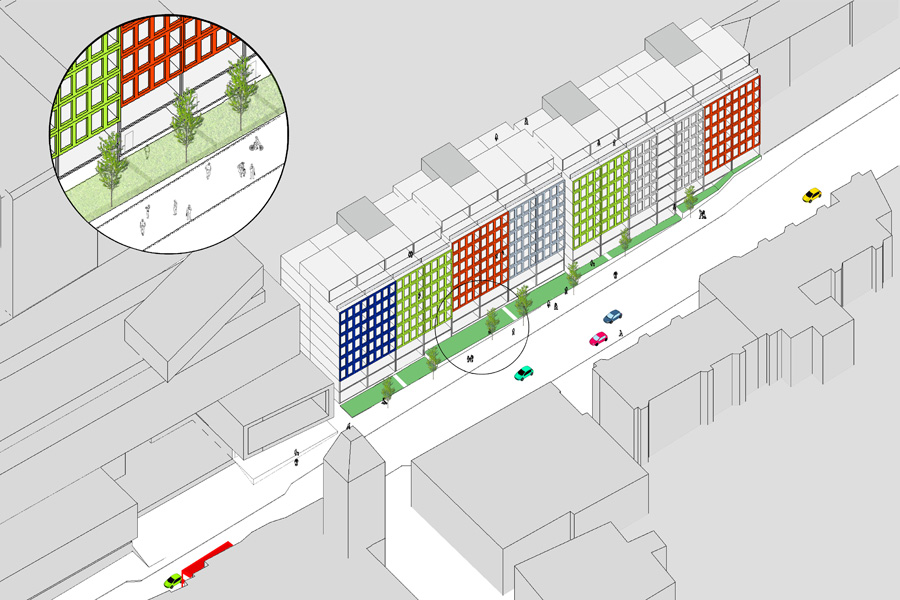 Residential massing study